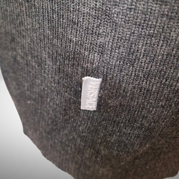 Versace Jean Couture Logo Quarter Zip Ribbed Sweater -  Size XL - Picture 10 of 14